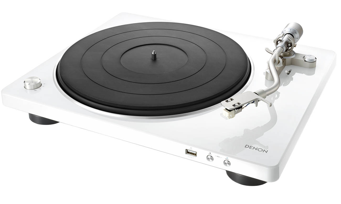 Hi-Fi Plattenspieler Denon DP-450USB Weiß