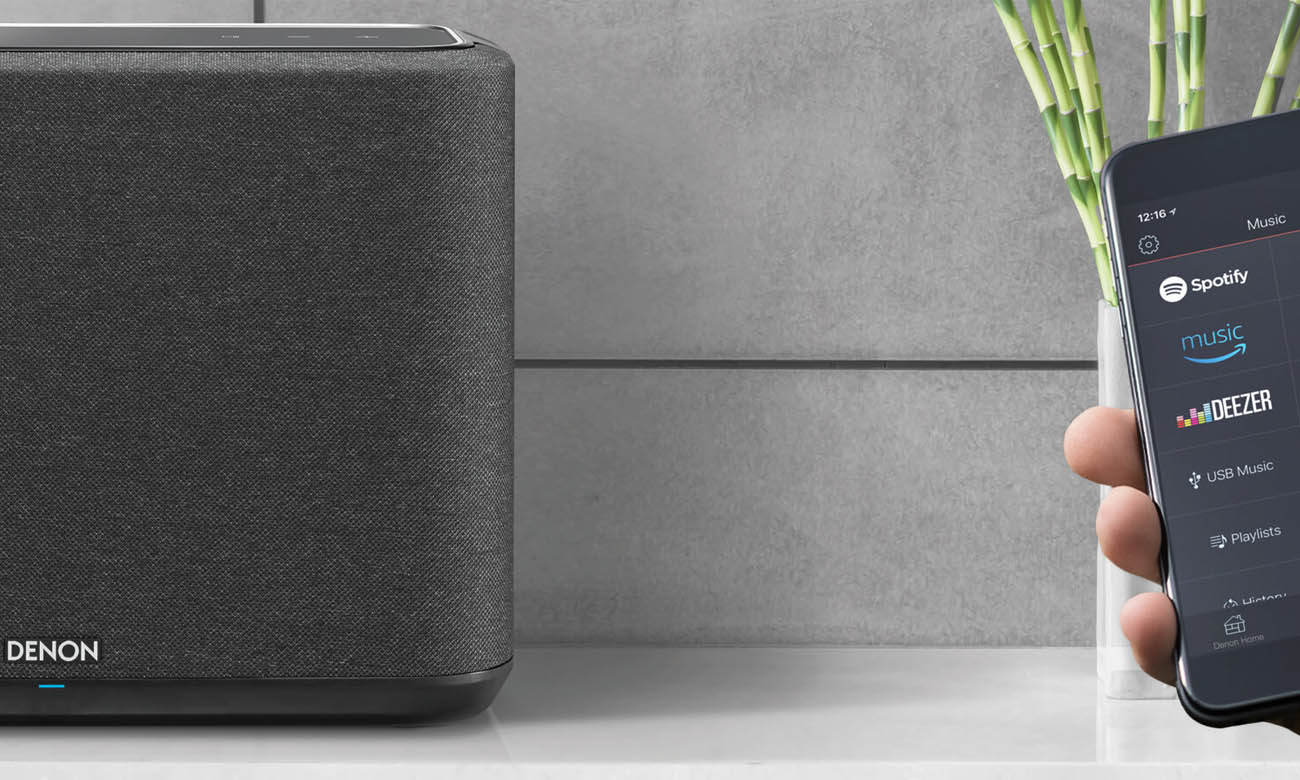 Zuverlässige kabellose Verbindung im Denon Home 350 Lautsprecher