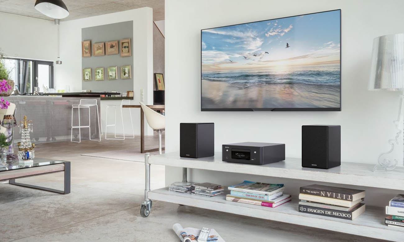 Kolumny stereo Denon SCN-10 czarne para