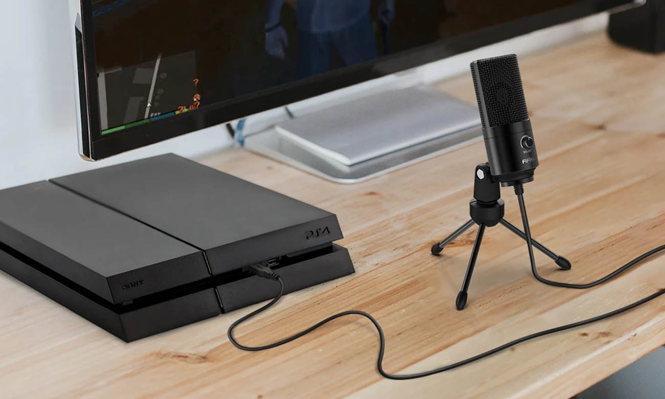 Fifine K669B USB Mikrofon für PS4