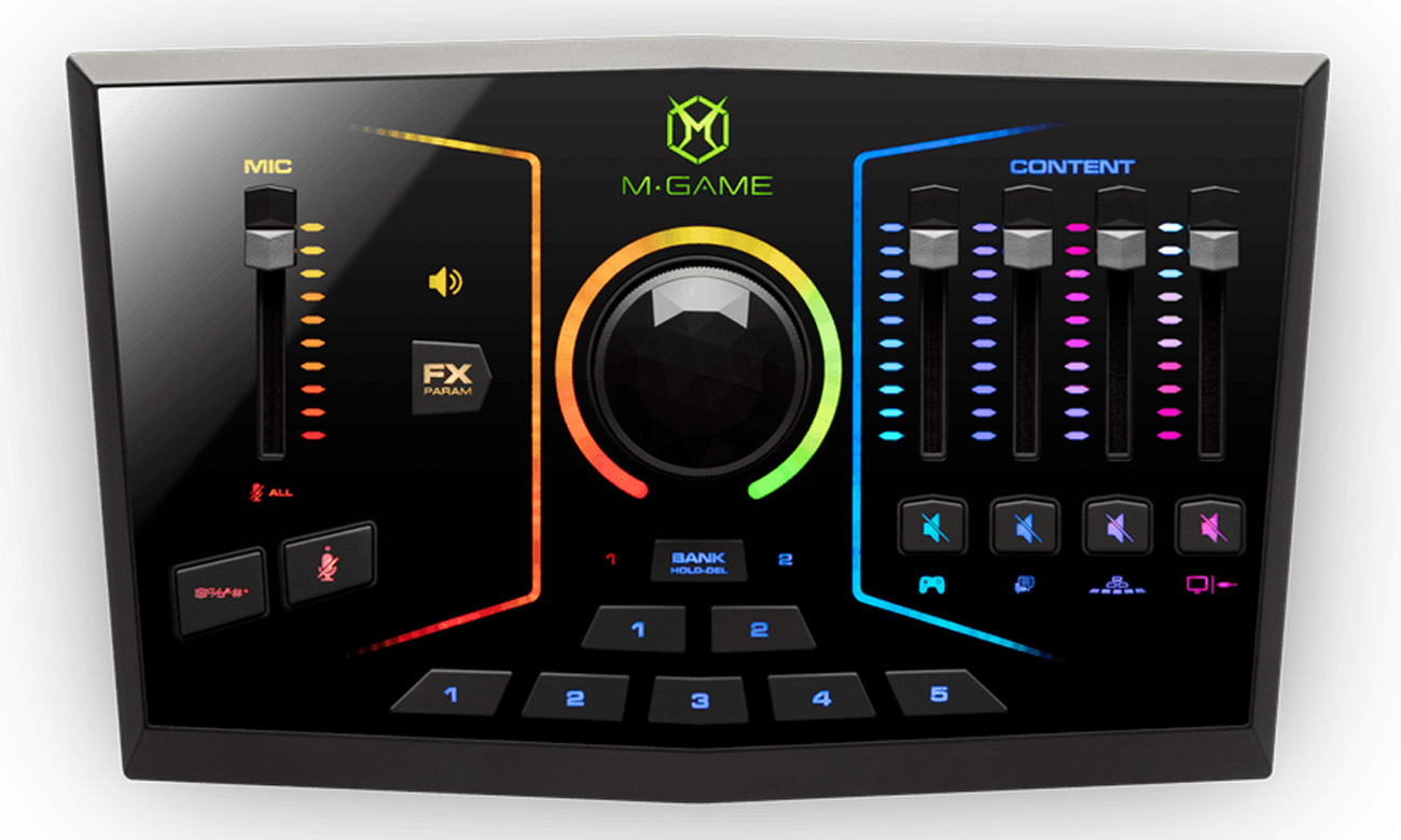 Mikser USB M-AUDIO M-GAME RGB DUAL