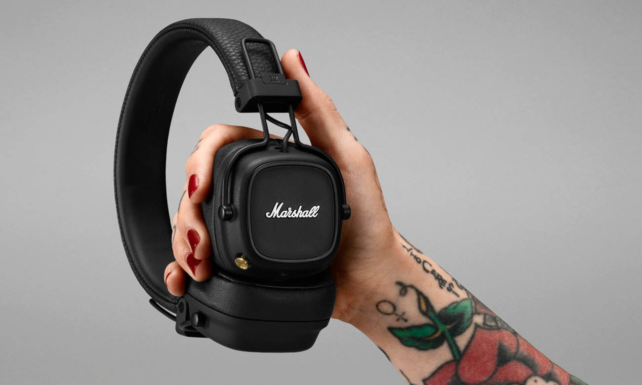 Über 80 Stunden Wiedergabe mit den Marshall Major IV