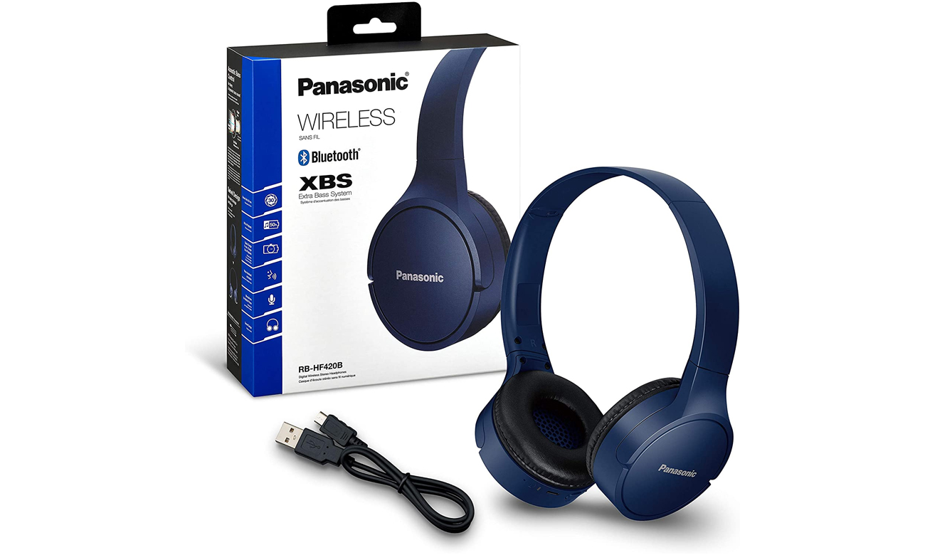 Drahtlose Over-Ear-Kopfhörer Panasonic RB-HF420BE Blau
