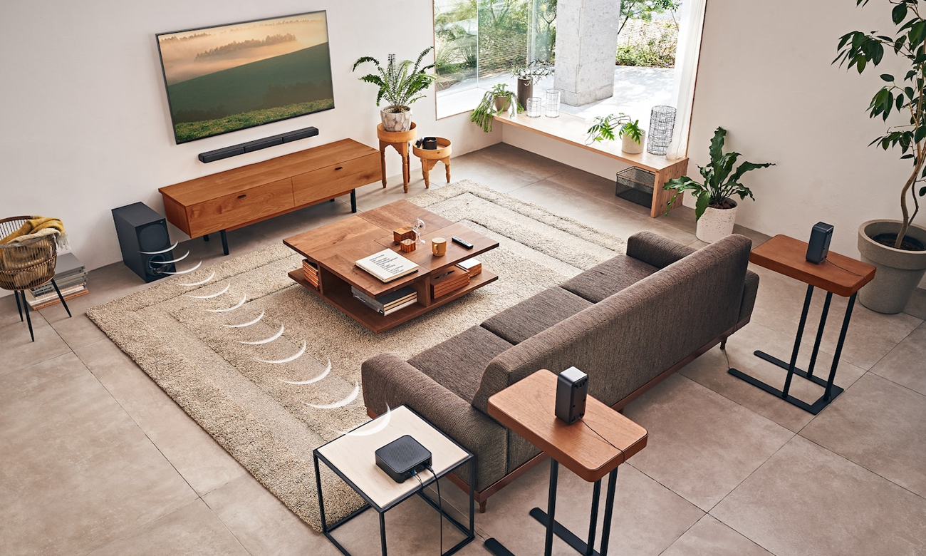 Bezprzewodowy wzmacniacz dźwięku w Sony HT-S40R