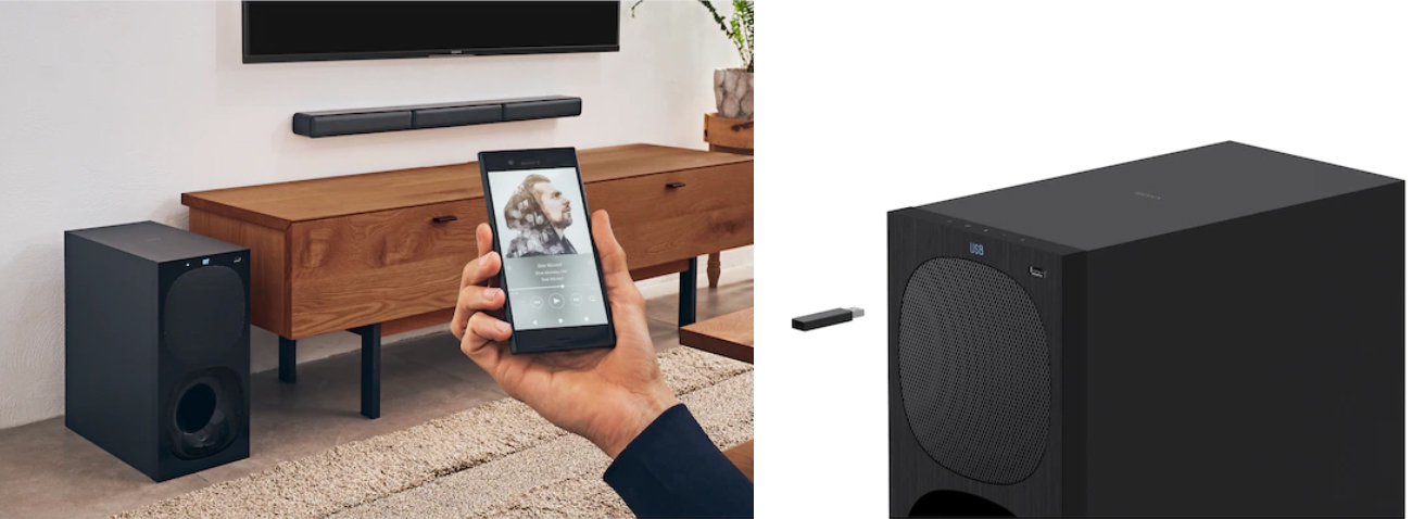 Możliwości podłączenia zestawu kina domowego Sony HT-S40R