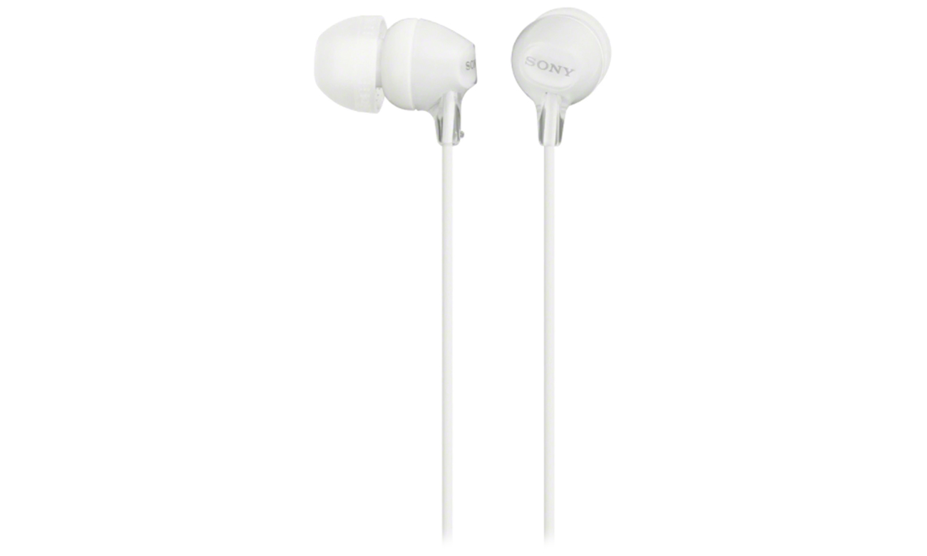 Kabelgebundene Kopfhörer Sony MDR–EX15LP Weiß