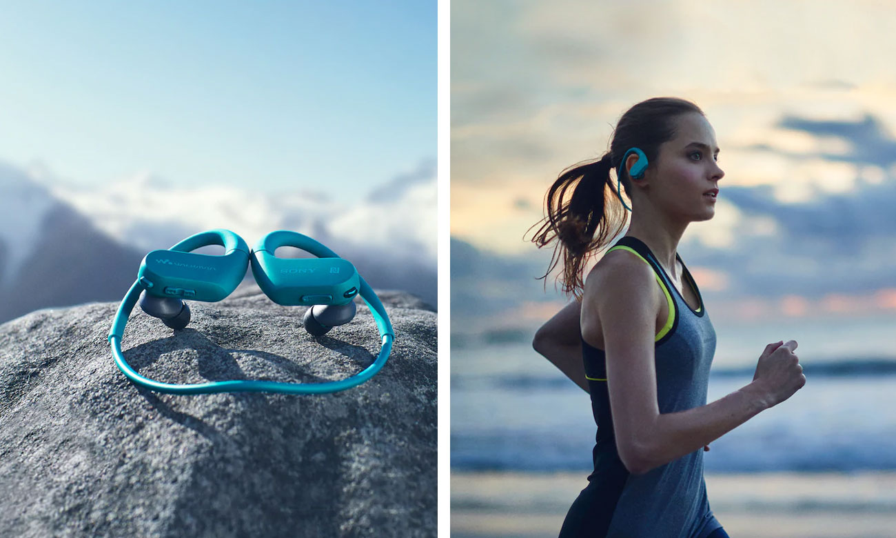 Aufbau des Audioplayers Sony Walkman NW-WS623