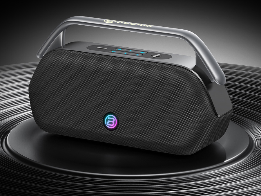Tragbarer Lautsprecher Bugani Boost Max Schwarz