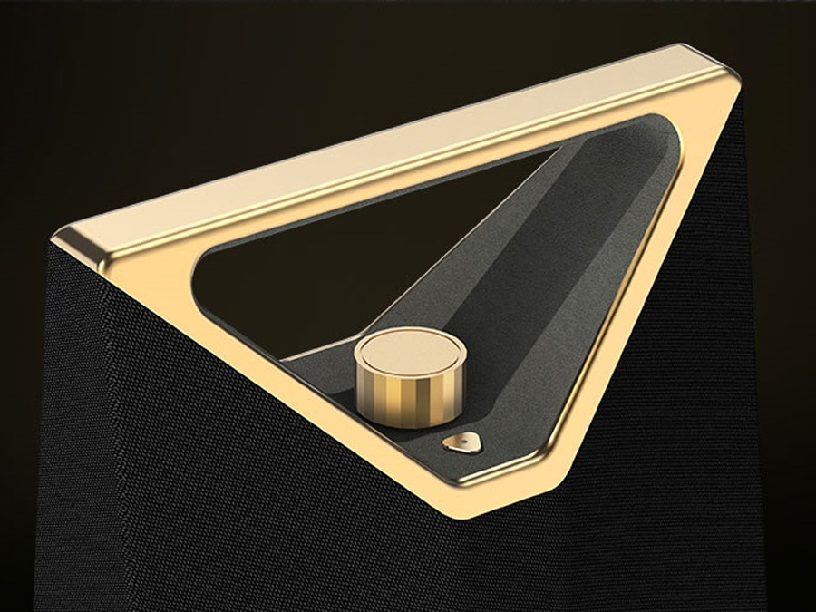 Tragbarer Lautsprecher Bugani Brief Plus Champagne