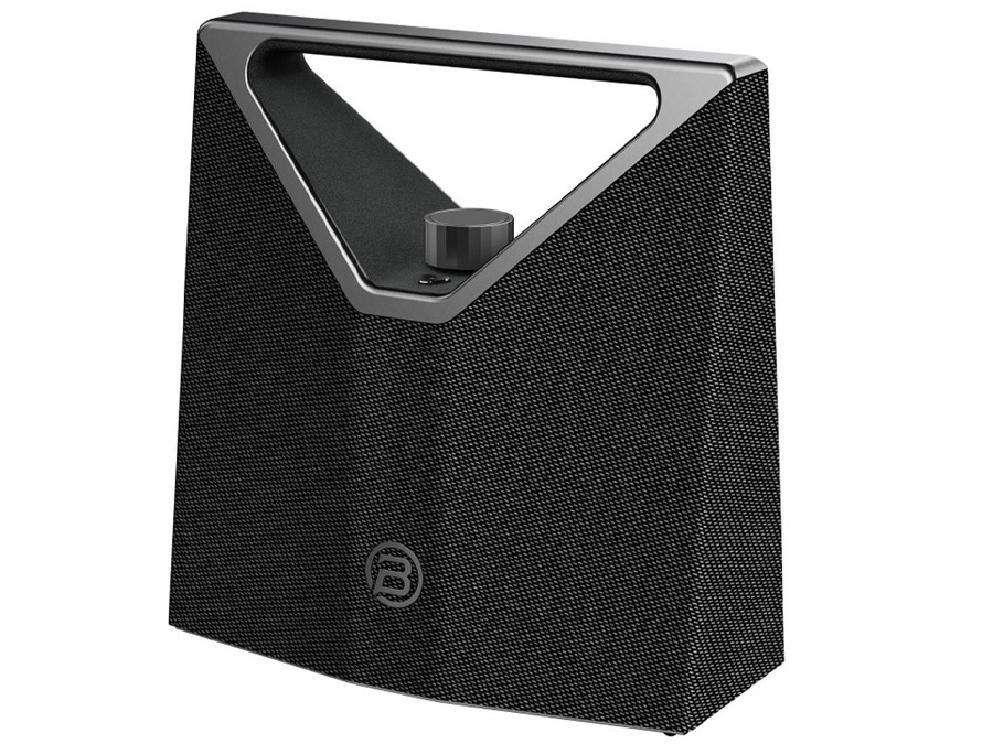 Tragbarer Lautsprecher Bugani Brief Plus Black Silver