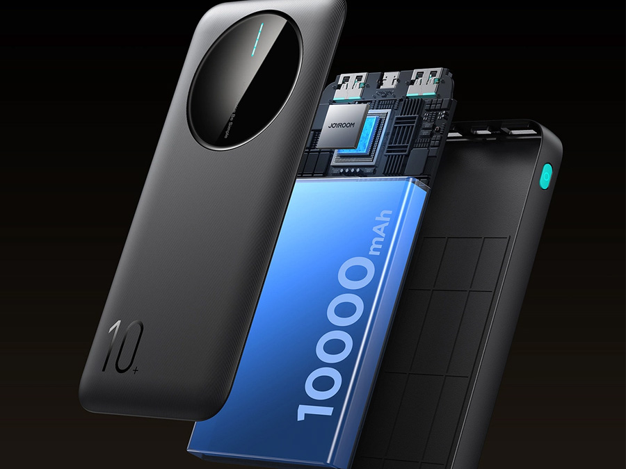 Powerbank Joyroom JR-PBF12 10000mAh 2,4A 2x USB-A 1x USB-C - schwarz