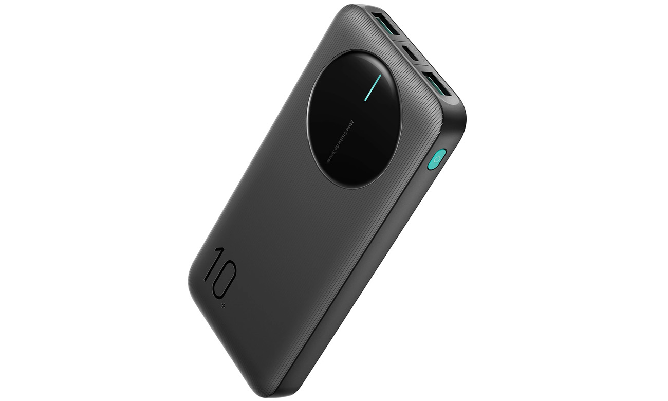 Powerbank Joyroom JR-PBF12 10000mAh 2,4A 2x USB-A 1x USB-C - schwarz