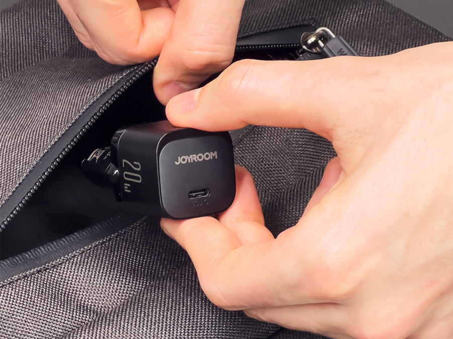 Mini USB C 20W PD Ladegerät Joyroom JR-TCF02 - Schwarz