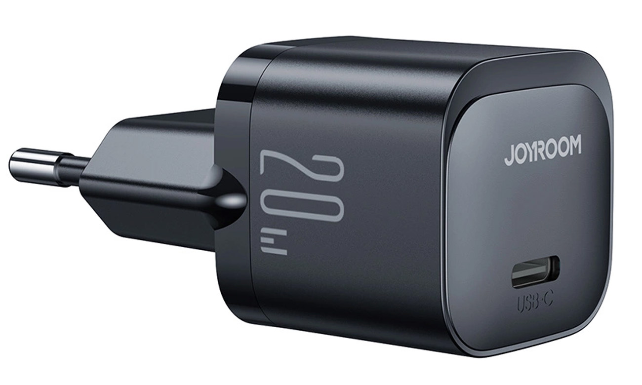Mini USB C 20W PD Ladegerät Joyroom JR-TCF02 - Schwarz