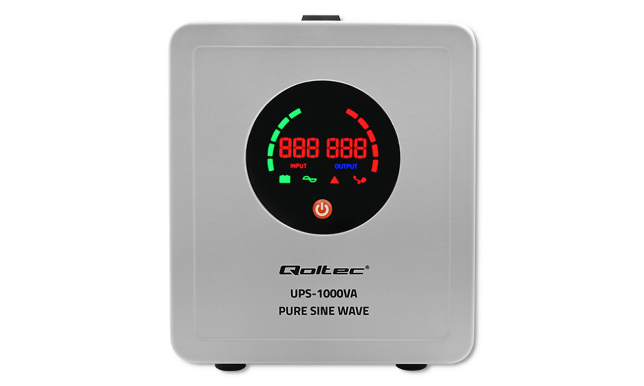 Zasilacz awaryjny  Qoltec Pure Sine Wave UPS  1000VA | 700W