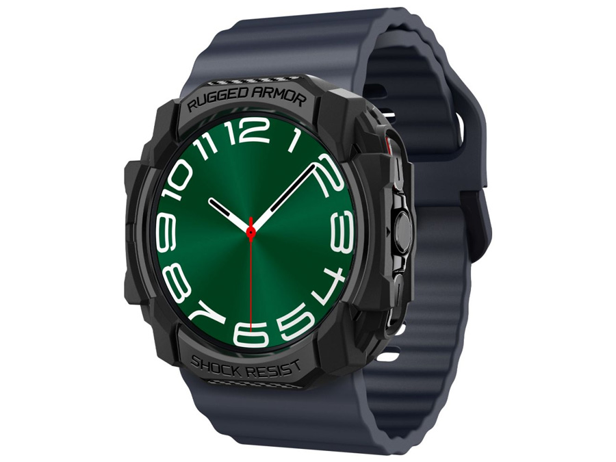 Spigen	Rugged Armor für Galaxy Watch Ultra (47 mm) Schwarz