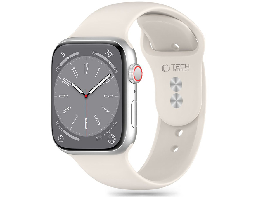 Tech-Protect pasek Silicone do Apple Watch 40/41/42 mm Starlight
