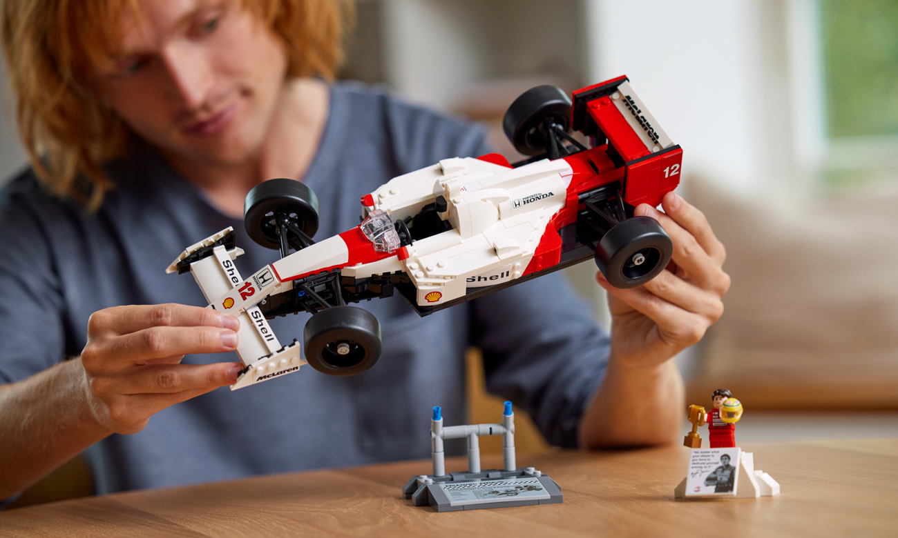 F1-Bolide aus LEGO-Steinen