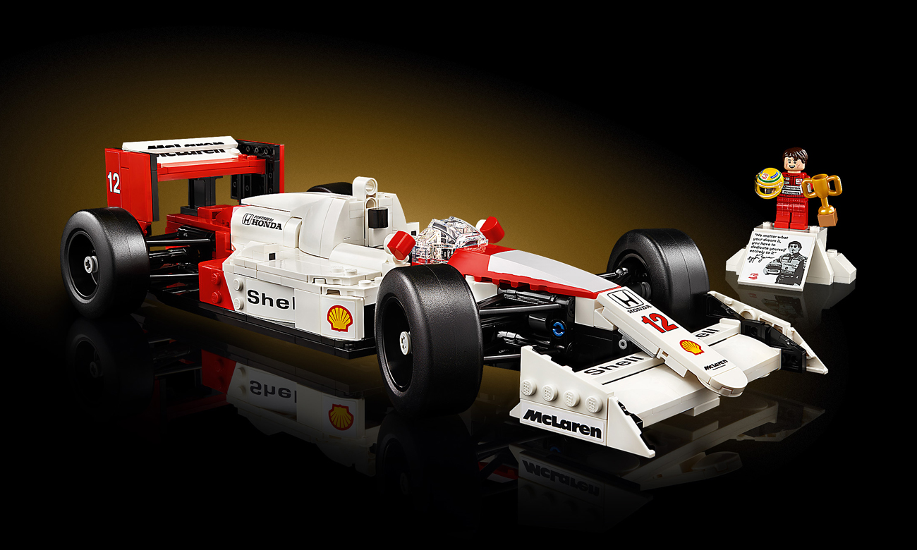 LEGO Icons McLaren MP4/4 und Ayrton Senna