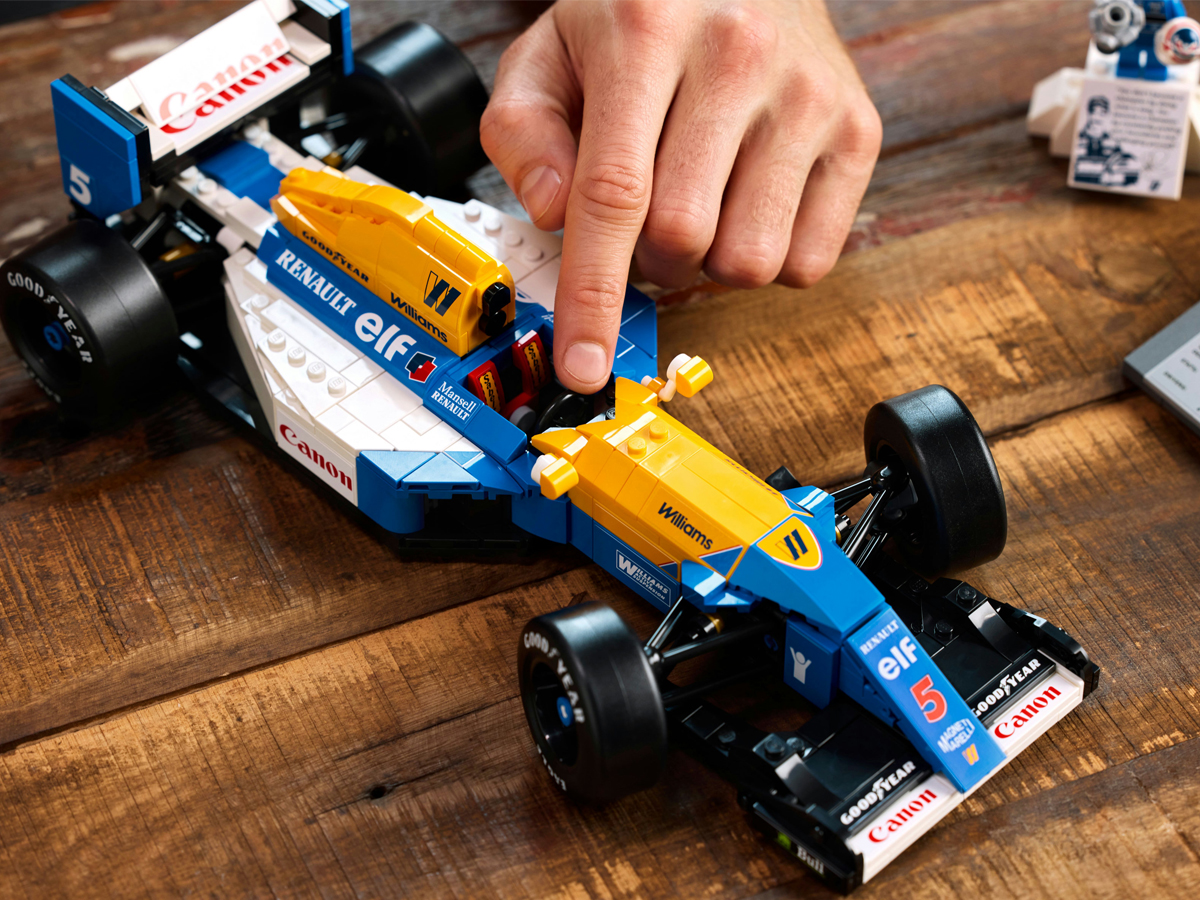 LEGO Icons 10353 Williams Racing FW14B und Nigel Mansell