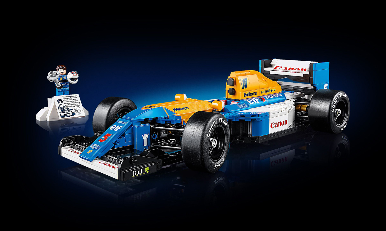 LEGO Icons 10353 Williams Racing FW14B und Nigel Mansell