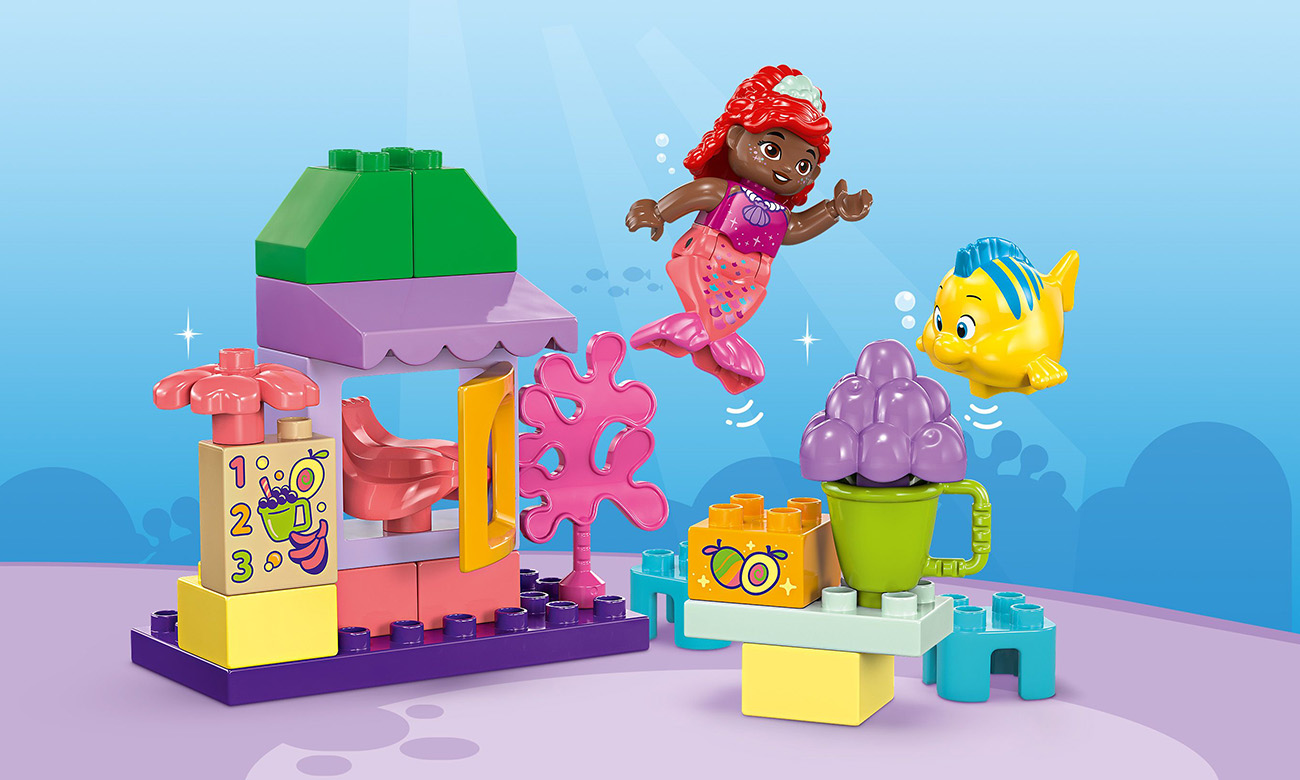 LEGO DUPLO Disney Stoisko kawowe Arielki i Florka 10420