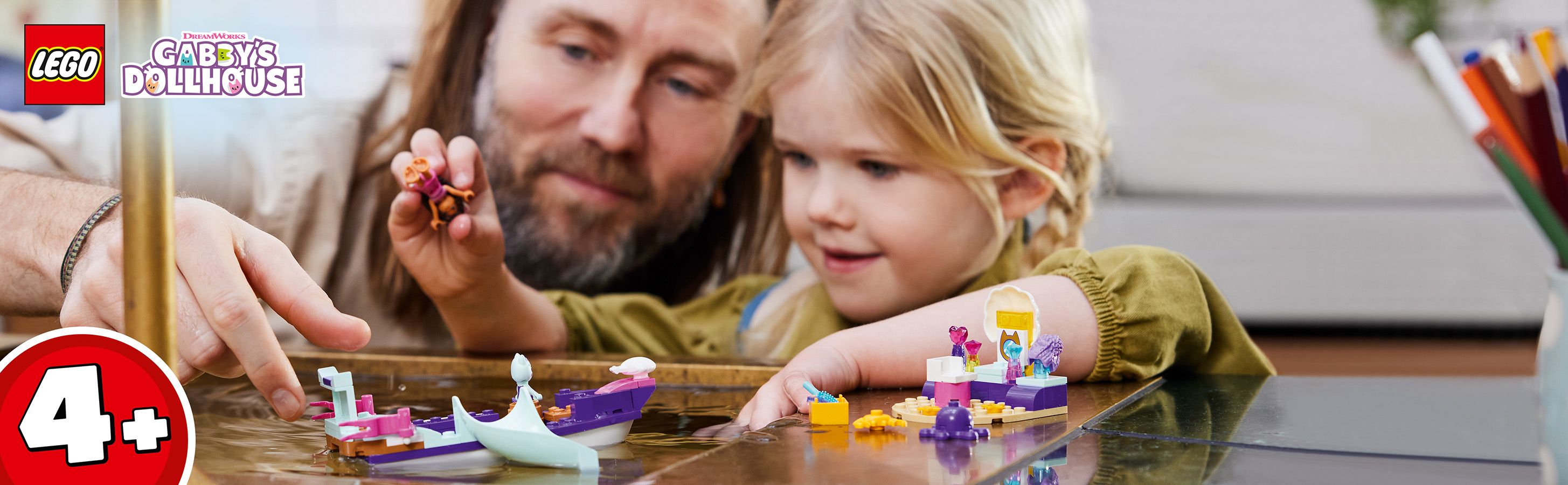 Set mit Schiff und Spa aus „Gabys Katzenhaus”