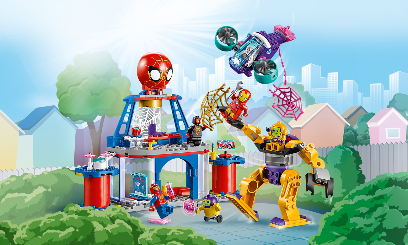 LEGO Juniors - Das Hauptquartier von Spideys Team