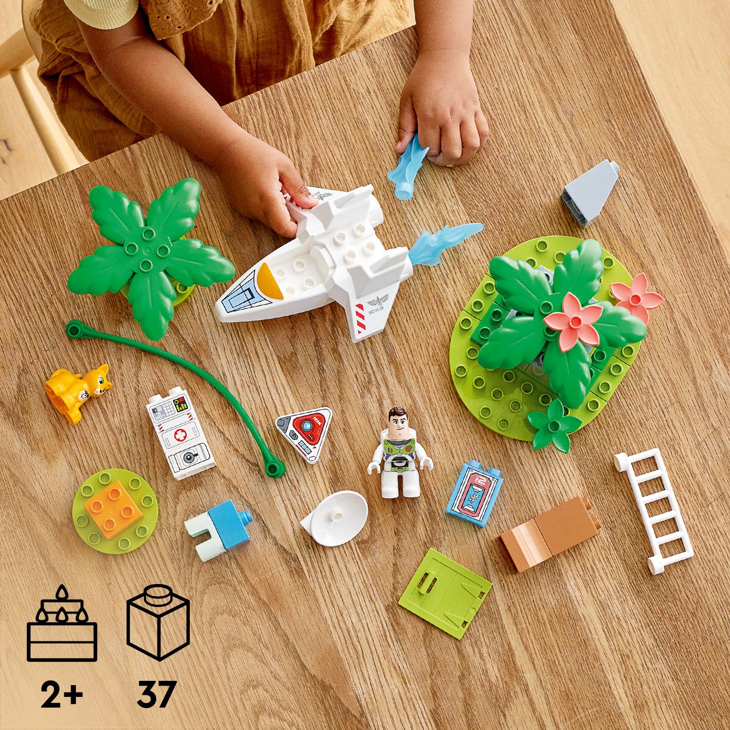 Förderndes Spiel für kleine Astronauten