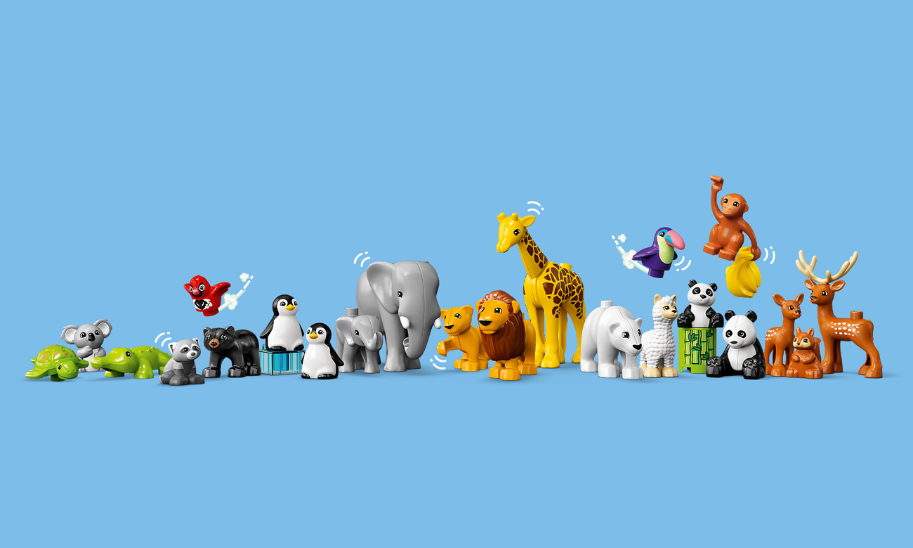 zestaw klocków lego duplo dla małych dzieci