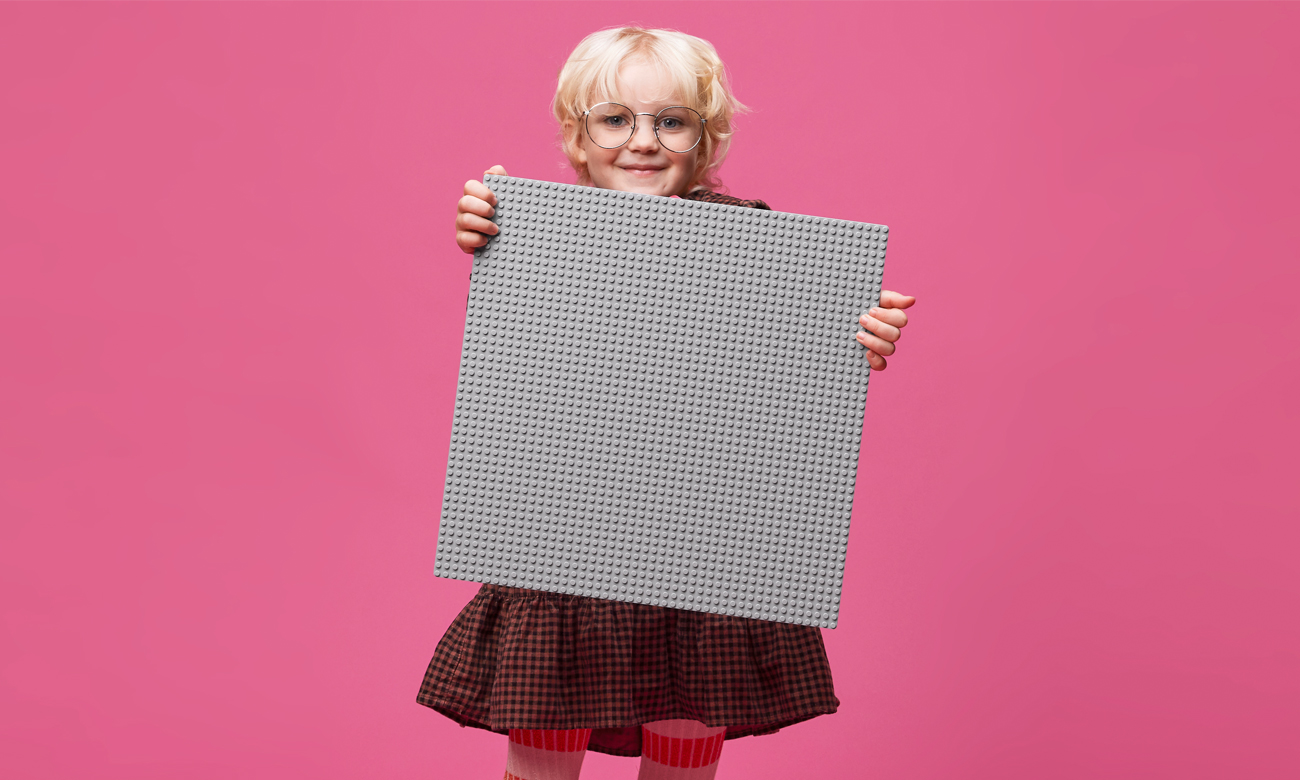 LEGO Classic Graue Bauplatte