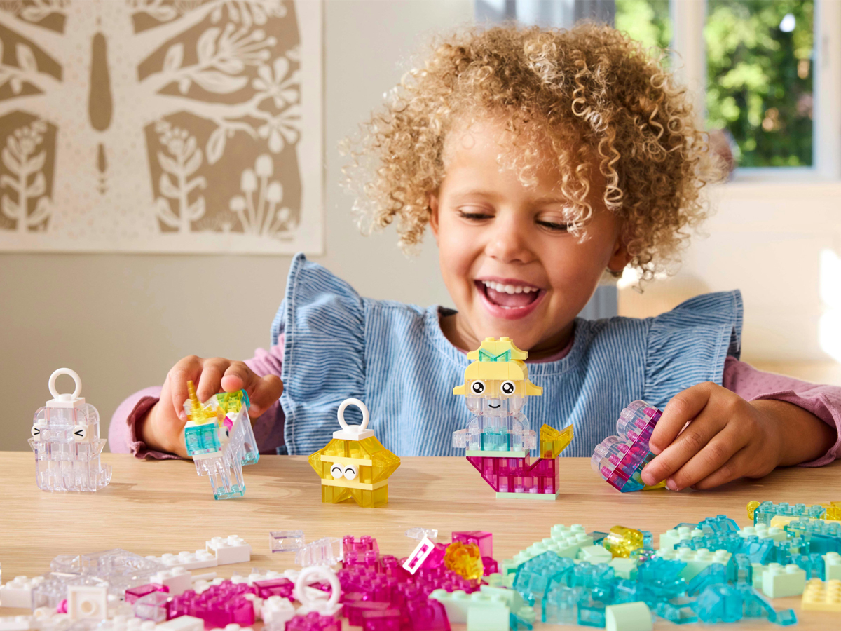 LEGO Classic 11040 Magischer Set mit transparenten Steinen