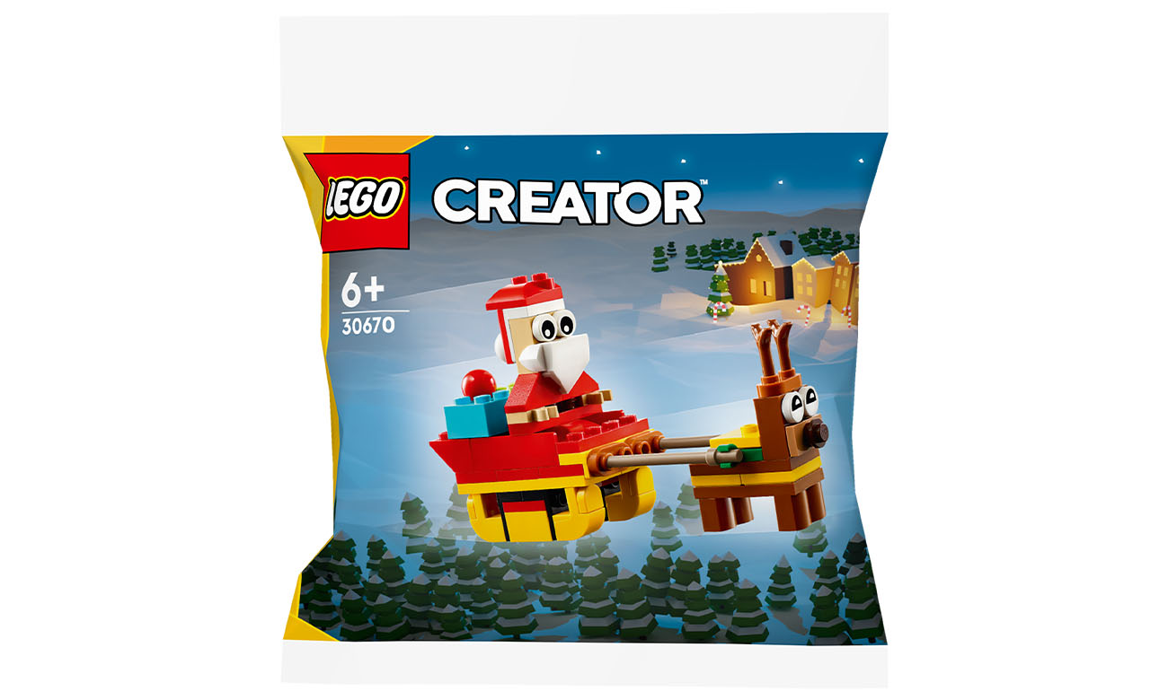 LEGO Creator 3 in 1 30670 Weihnachtsmann auf Schlittenfahrt