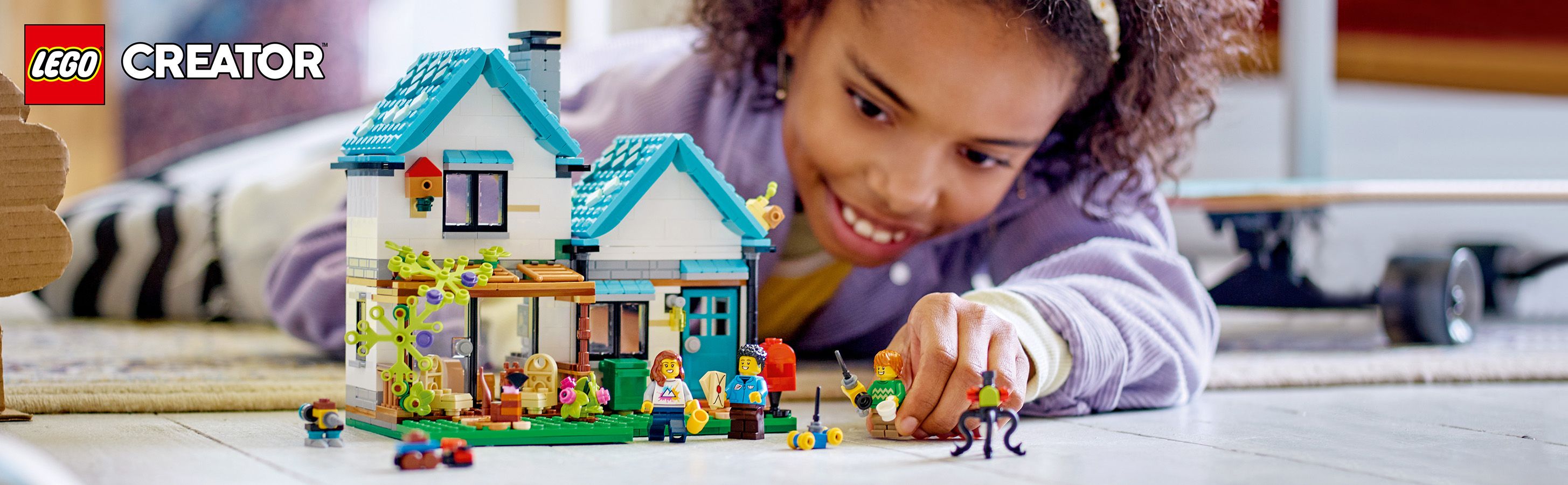 Zestaw LEGO® 3 w 1 napakowany historyjkami