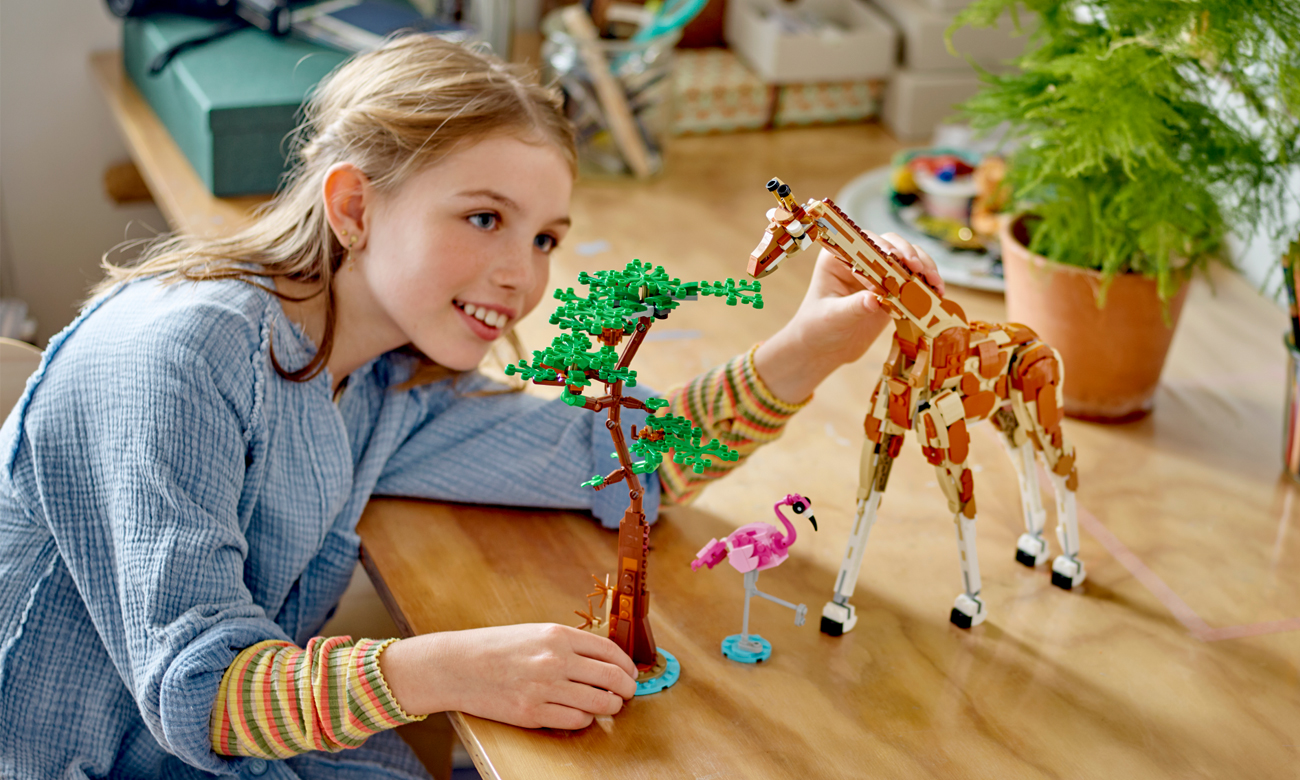 Tiere aus LEGO-Steinen