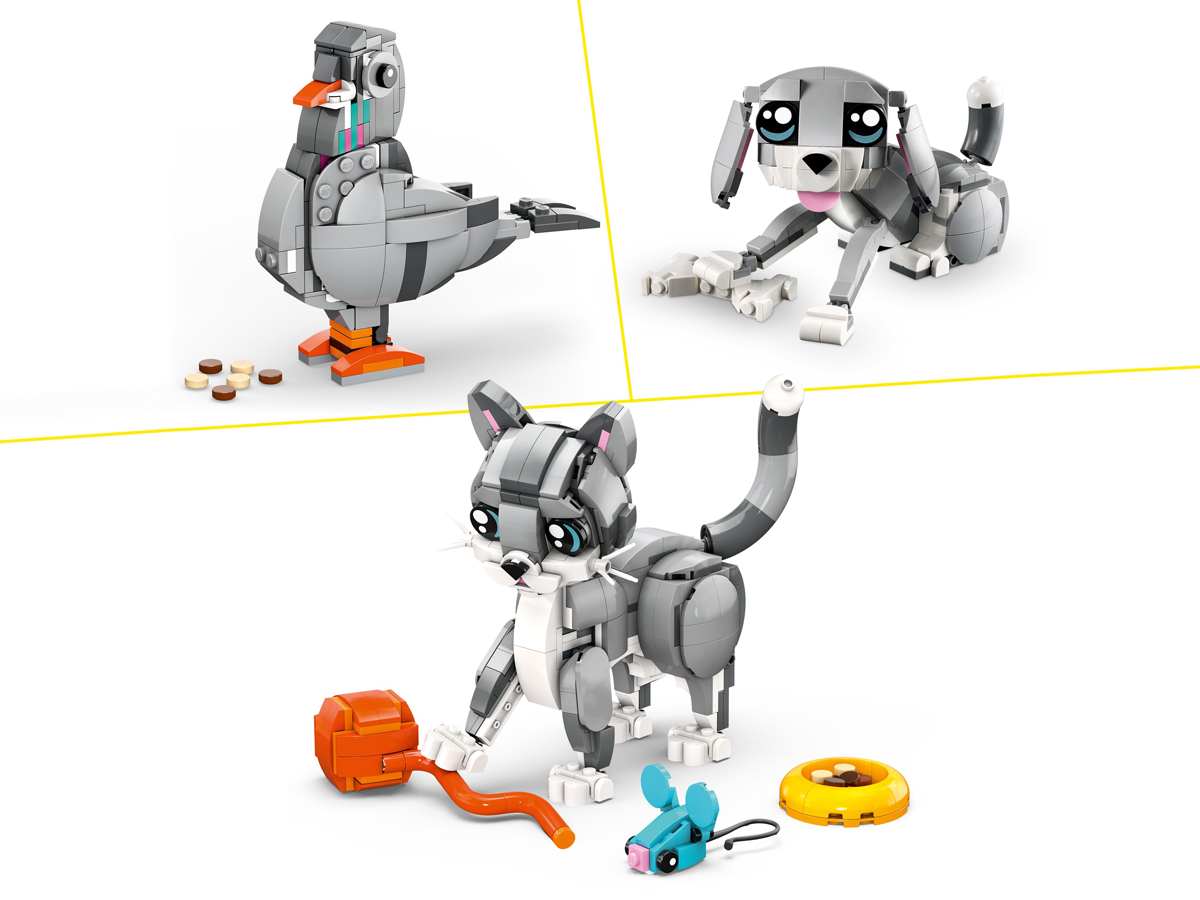 LEGO® Creator 3-in-1 Graue Katze 31163