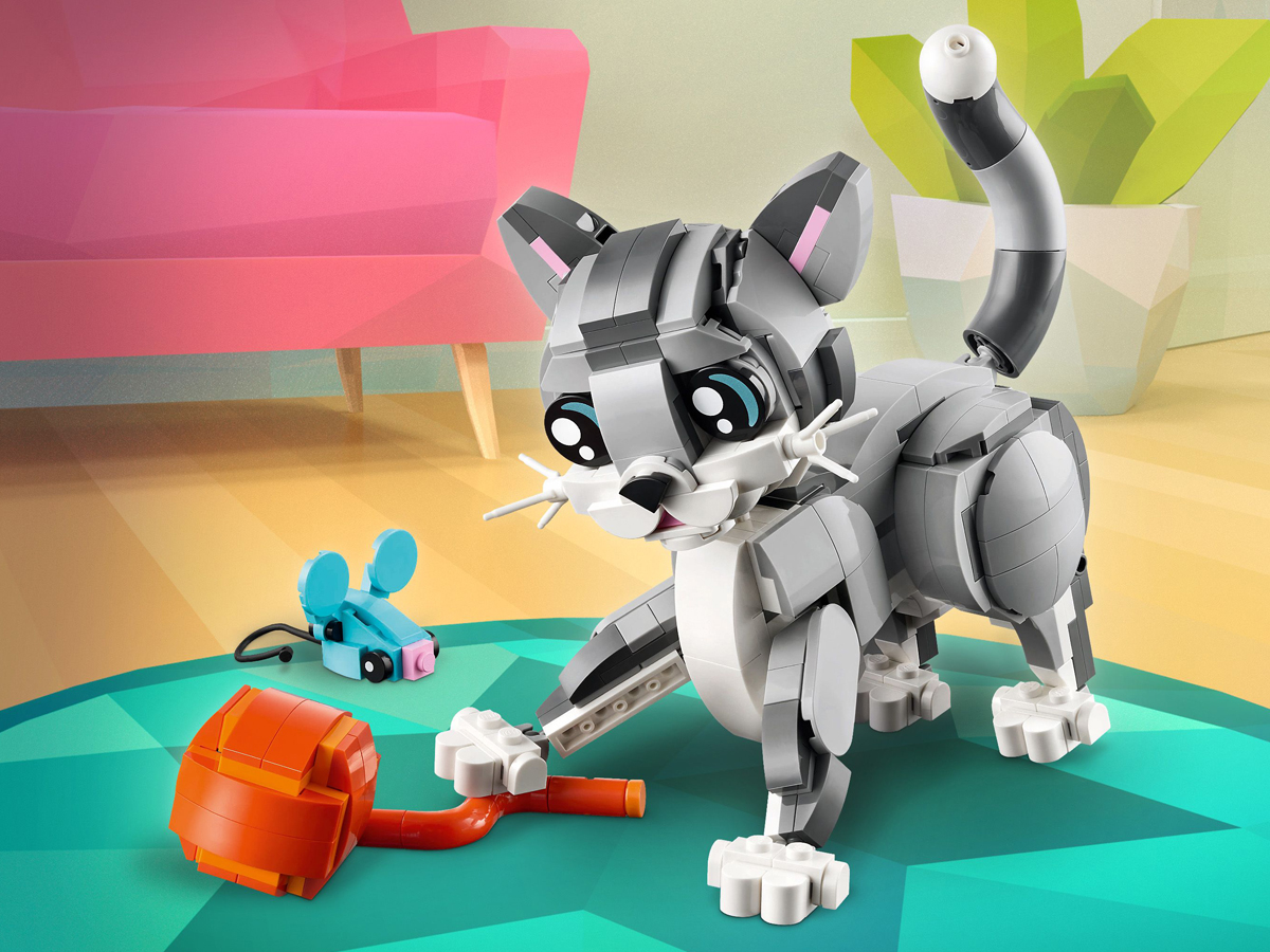LEGO® Creator 3-in-1 Graue Katze 31163