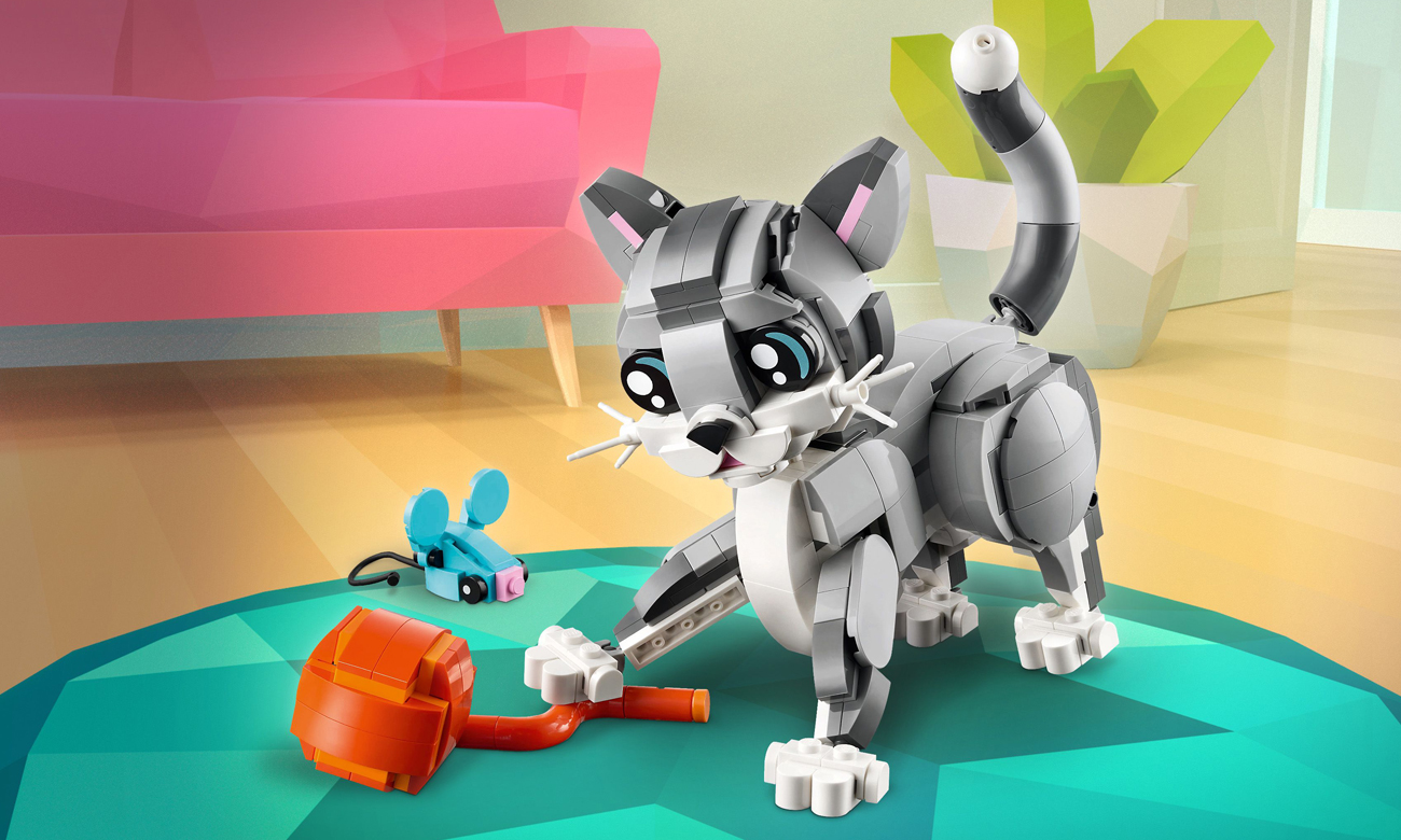 LEGO® Creator 3-in-1 Graue Katze 31163