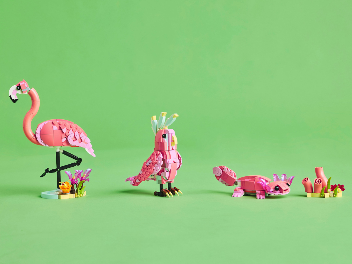 LEGO Creator 31170 Wilde Tiere: rosa Flamingo