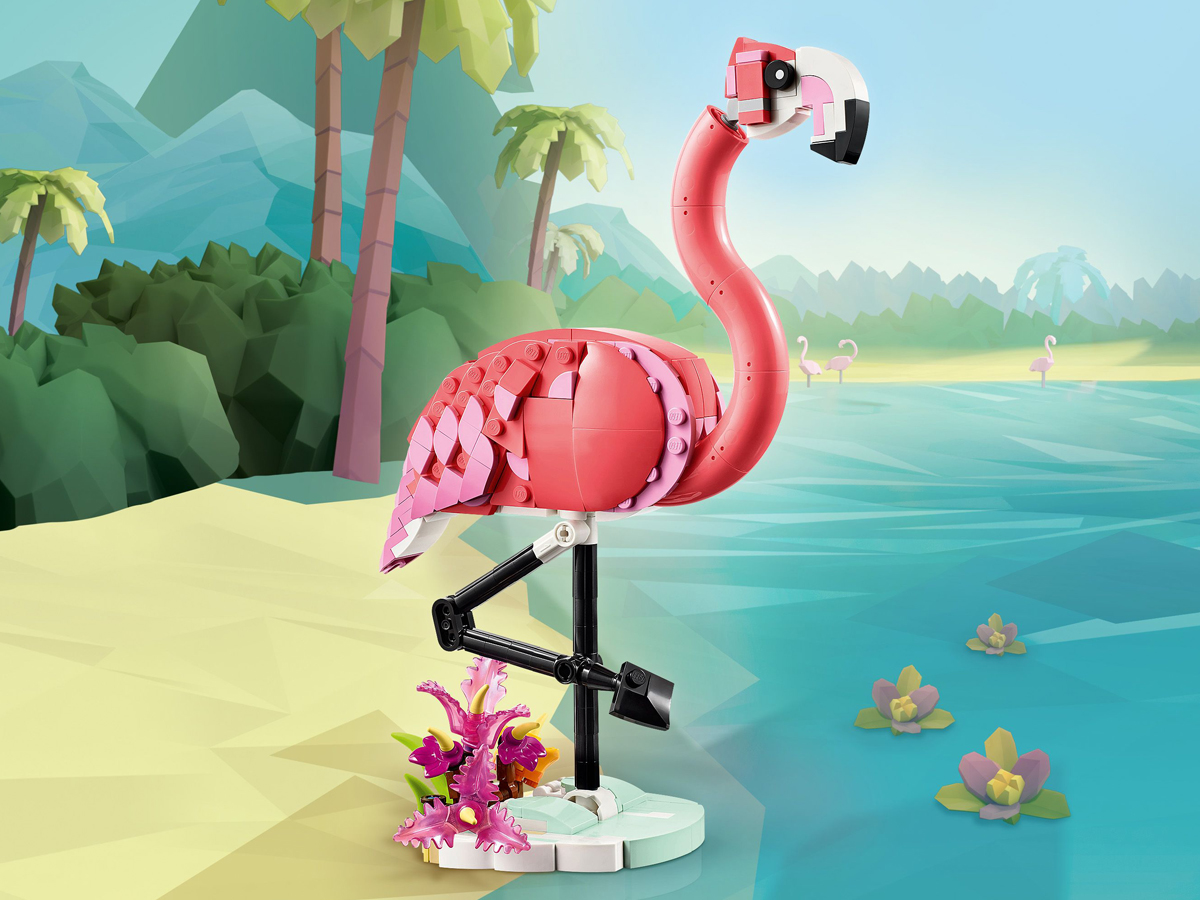 LEGO Creator 31170 Wilde Tiere: rosa Flamingo