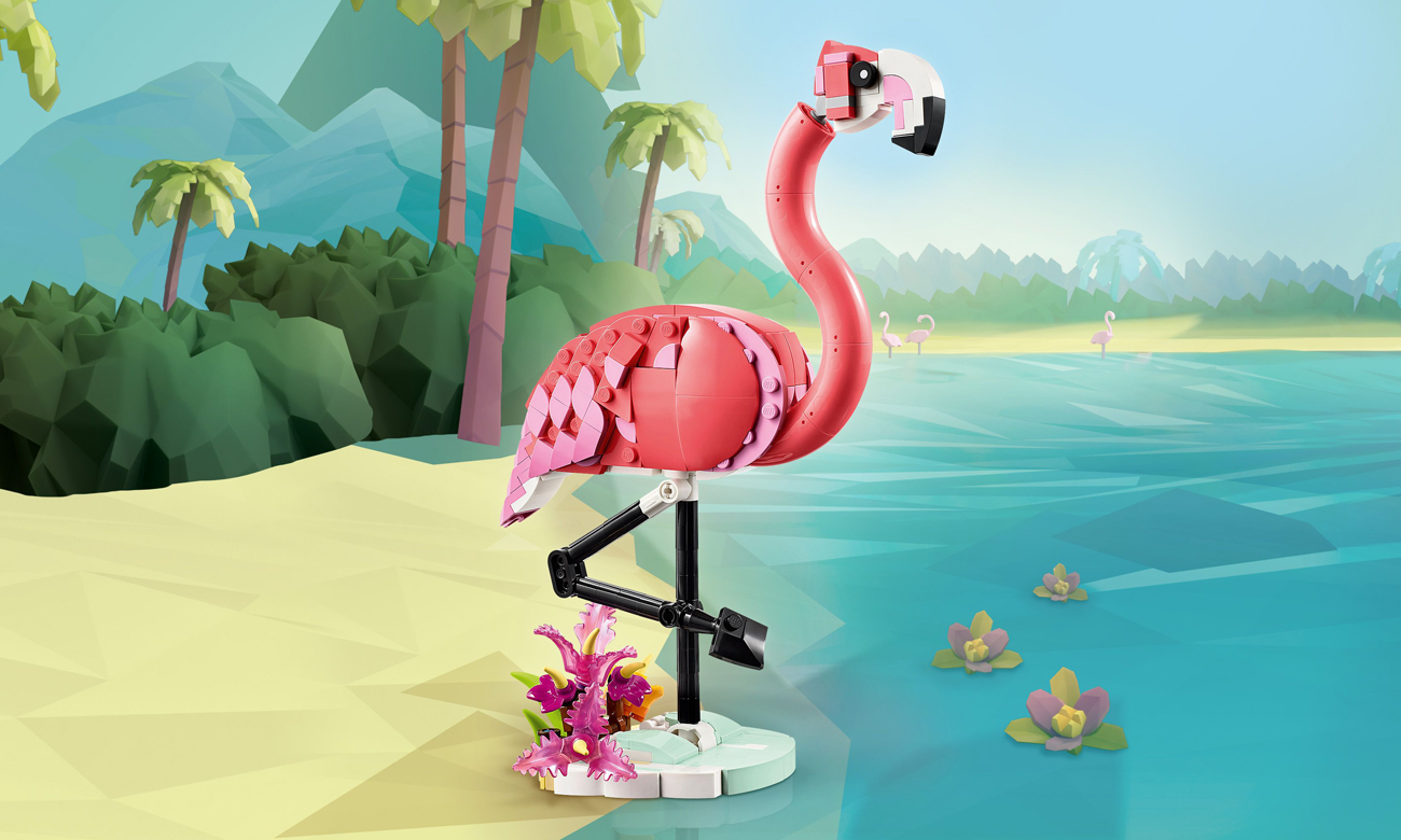 LEGO Creator 31170 Wilde Tiere: rosa Flamingo