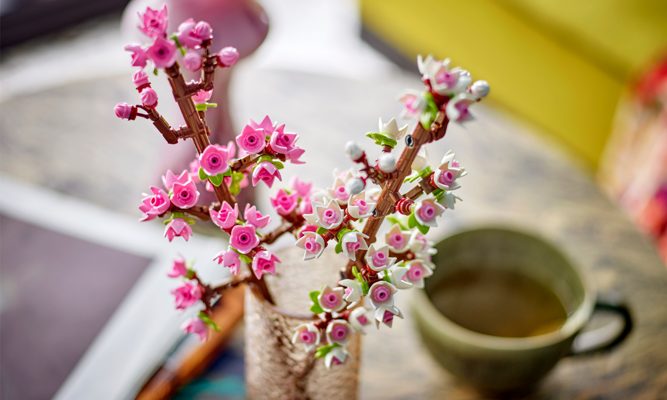 kwiaty z klocków lego