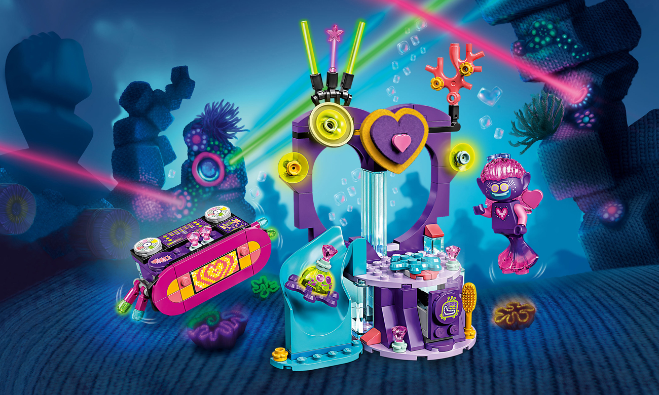 LEGO Trolls Techno-Party am Riff