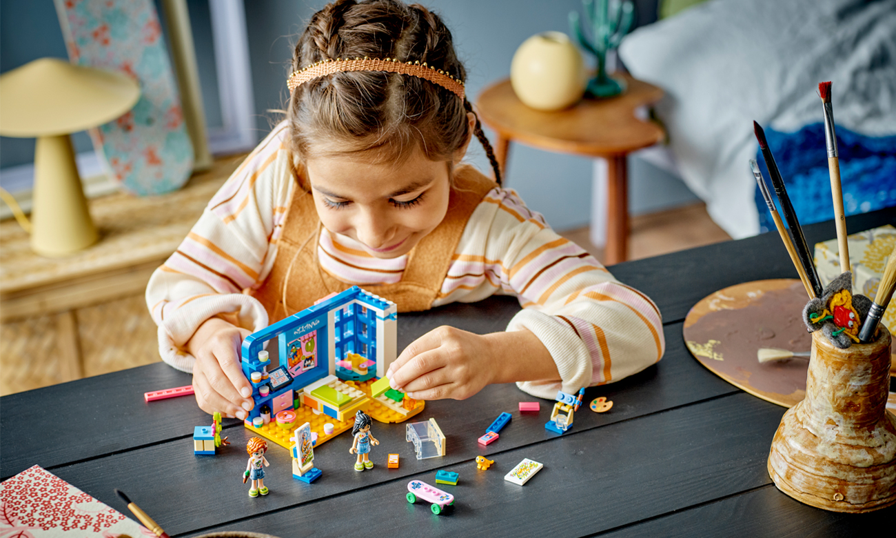 Spiel mit LEGO Bausteinen