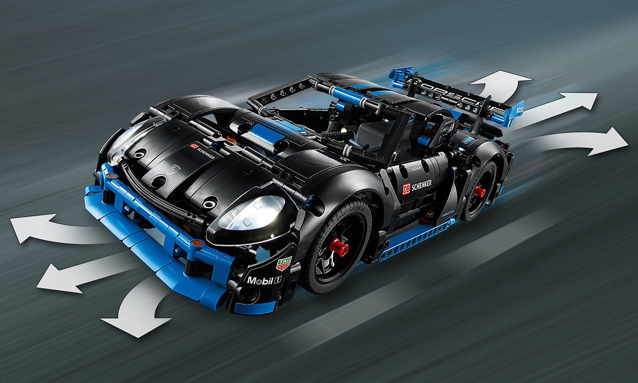 LEGO Technic 42176 Porsche GT4 e-Performance Rennwagen