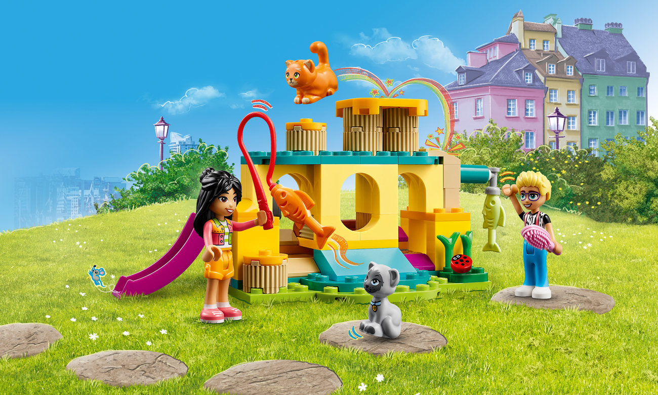 LEGO Friends Abenteuer auf dem Katzen-Spielplatz