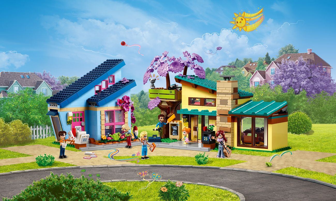 LEGO Friends Dom rodzinny Olly’ego i Paisley