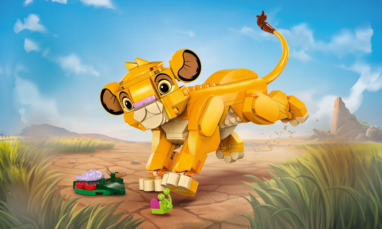 LEGO Disney 43243 Simba, das Löwenjunge des Königs