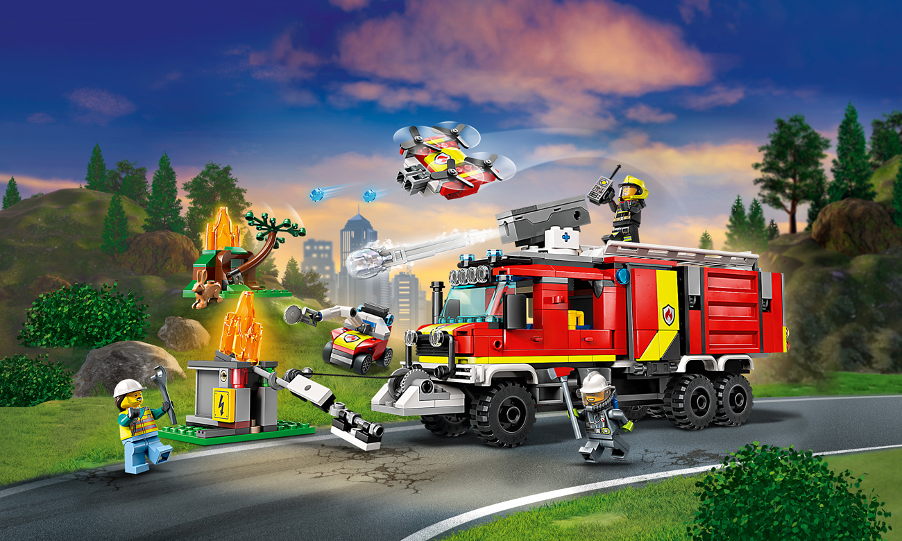 LEGO City 60374 Einsatzleitwagen der Feuerwehr
