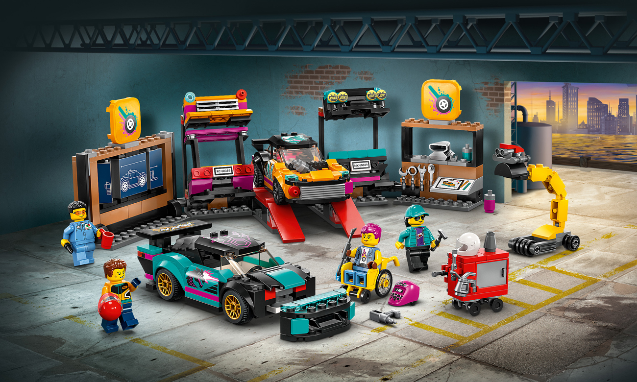 LEGO City Autotuning-Werkstatt